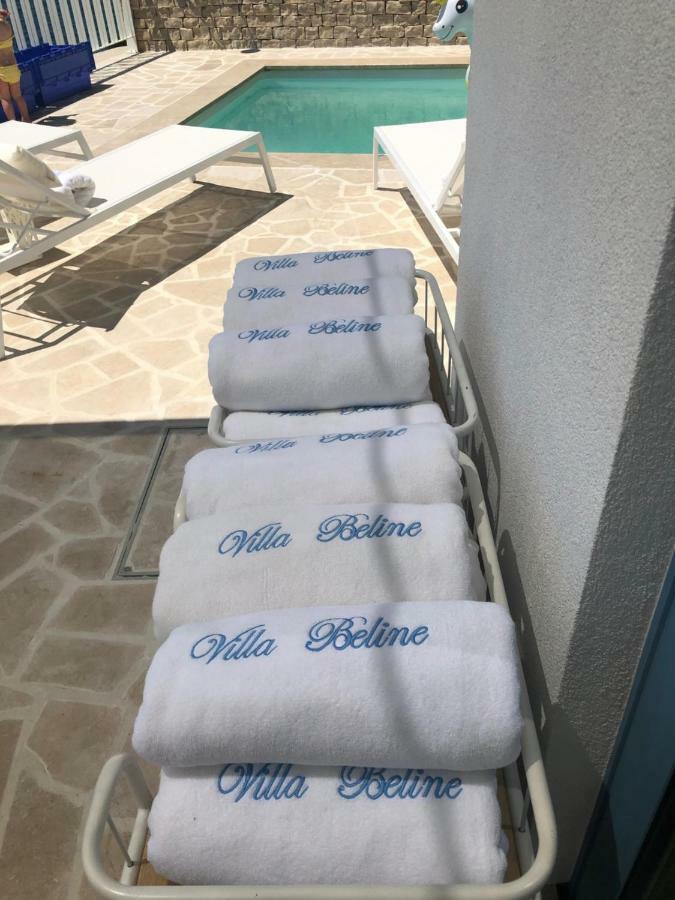 Villa Beline Direct Aan Zee, Verwarmd Zwembad En Sauna Tribanj-Krusćica Exterior foto