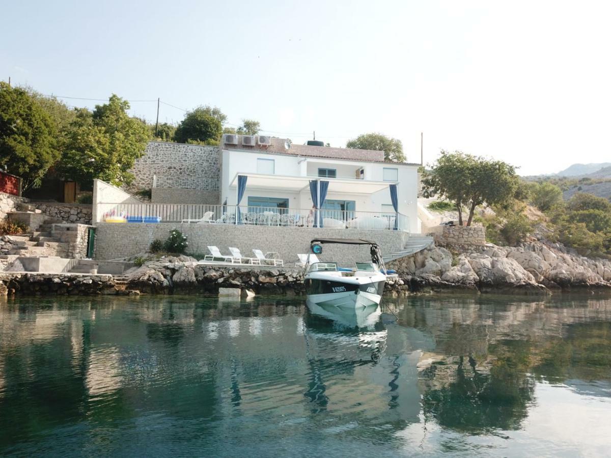 Villa Beline Direct Aan Zee, Verwarmd Zwembad En Sauna Tribanj-Krusćica Exterior foto